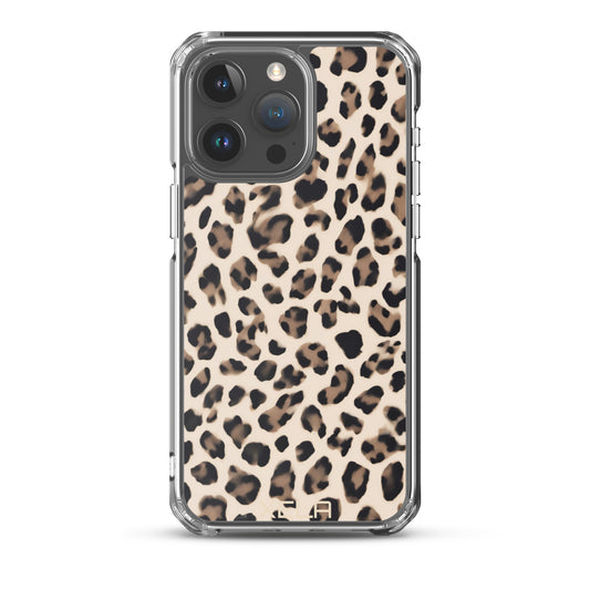 Leopard Latte Clear Case for iPhone®