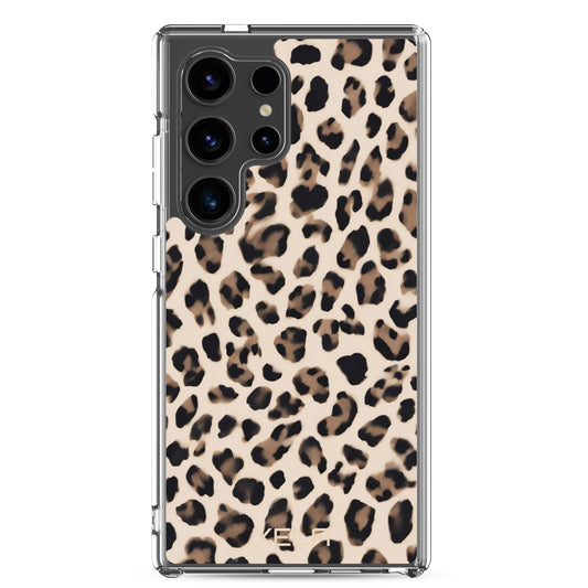 Leopard Latte Clear Case for Samsung®