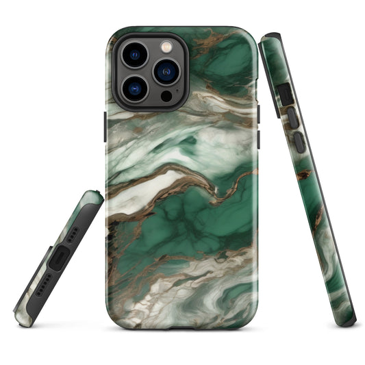 Emerald Marble Tough Case for iPhone®