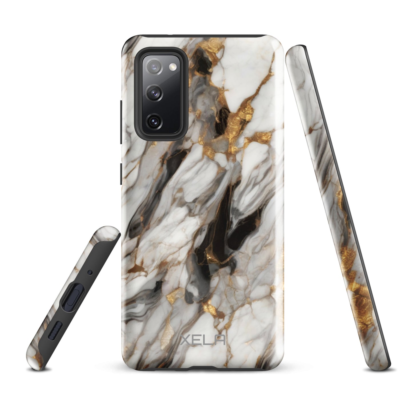 White Marble Tough case for Samsung®