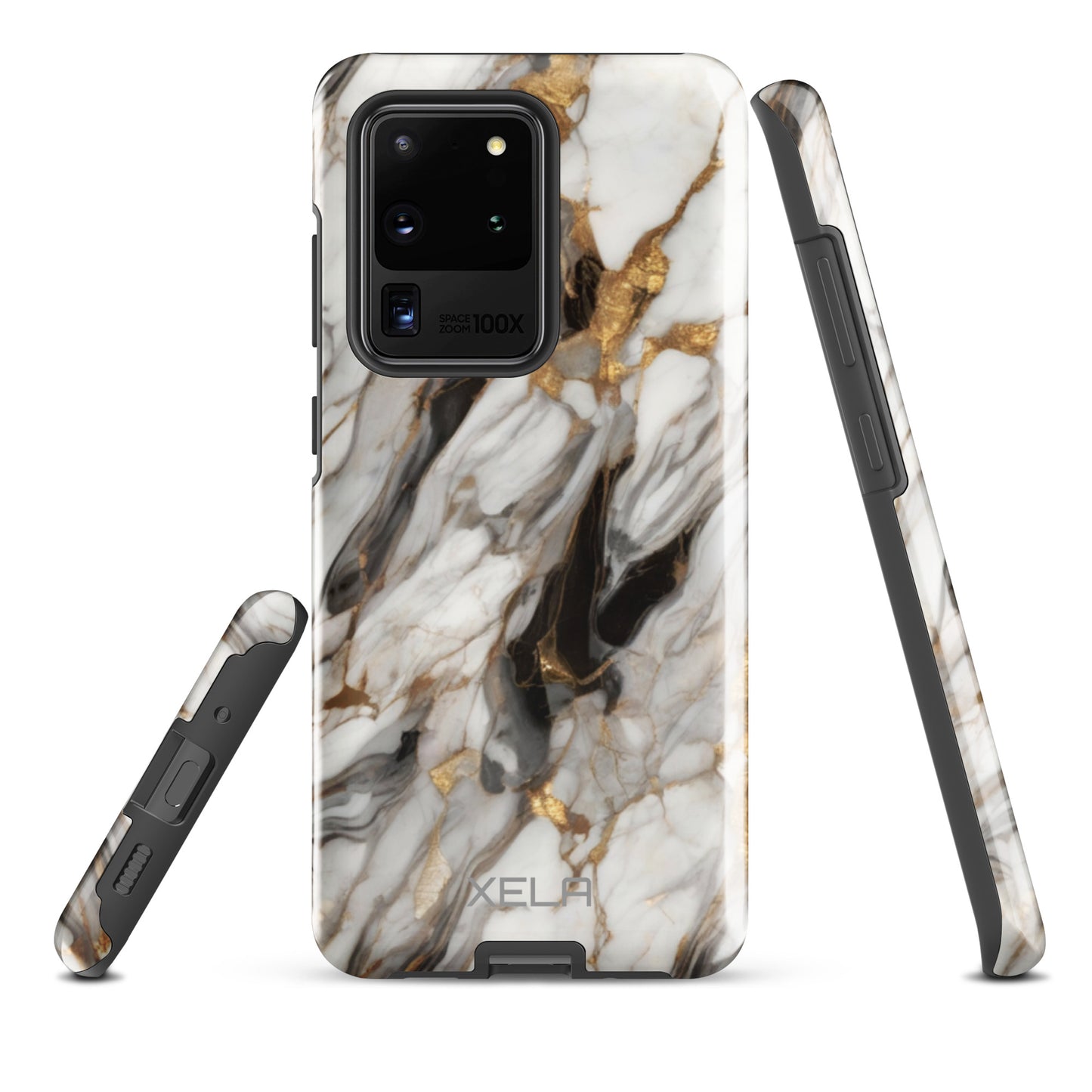 White Marble Tough case for Samsung®