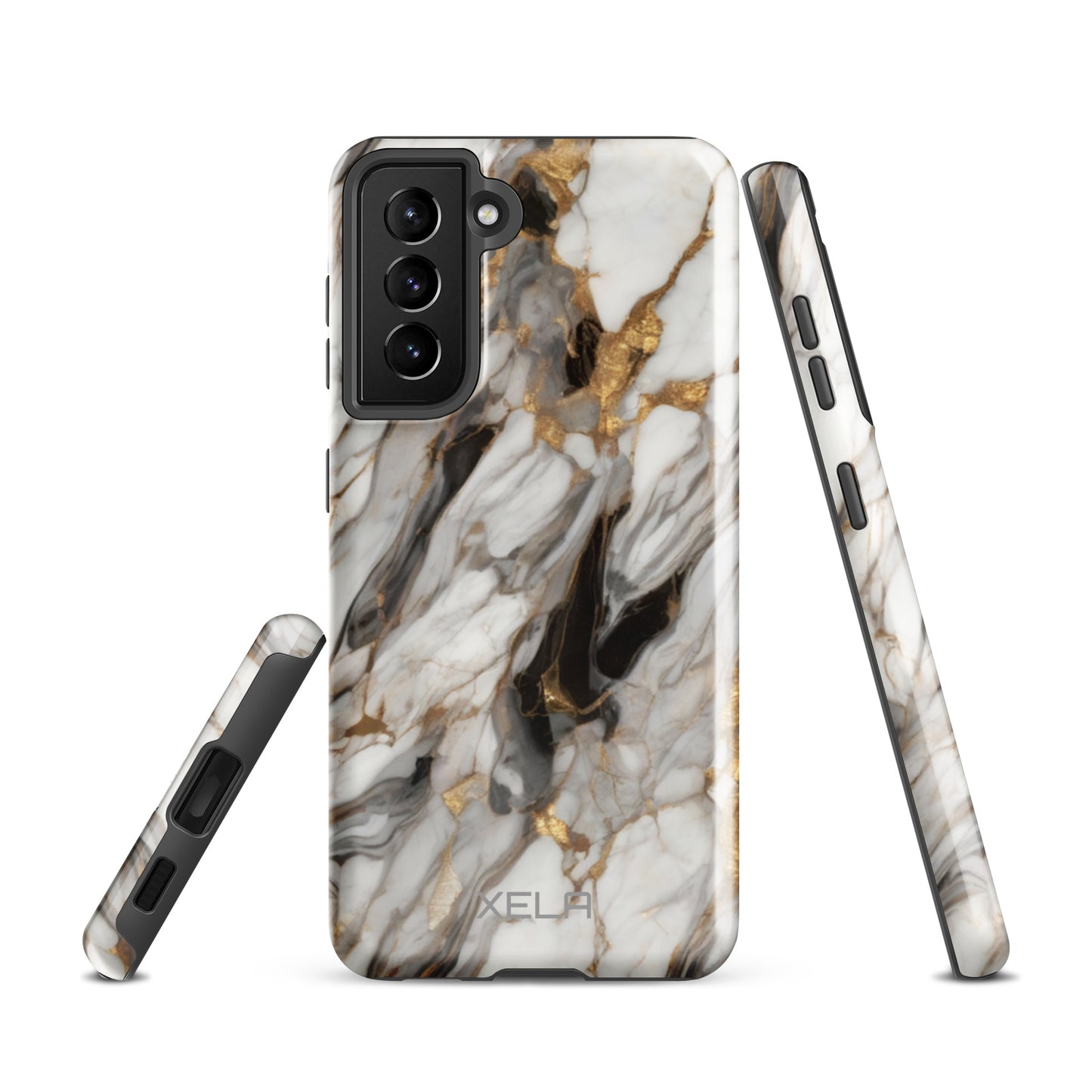 White Marble Tough case for Samsung®