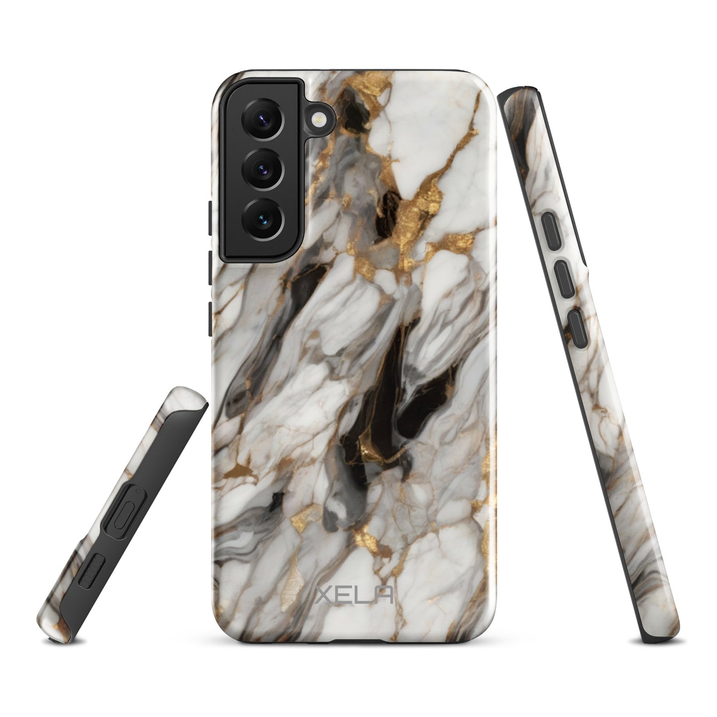 White Marble Tough case for Samsung®