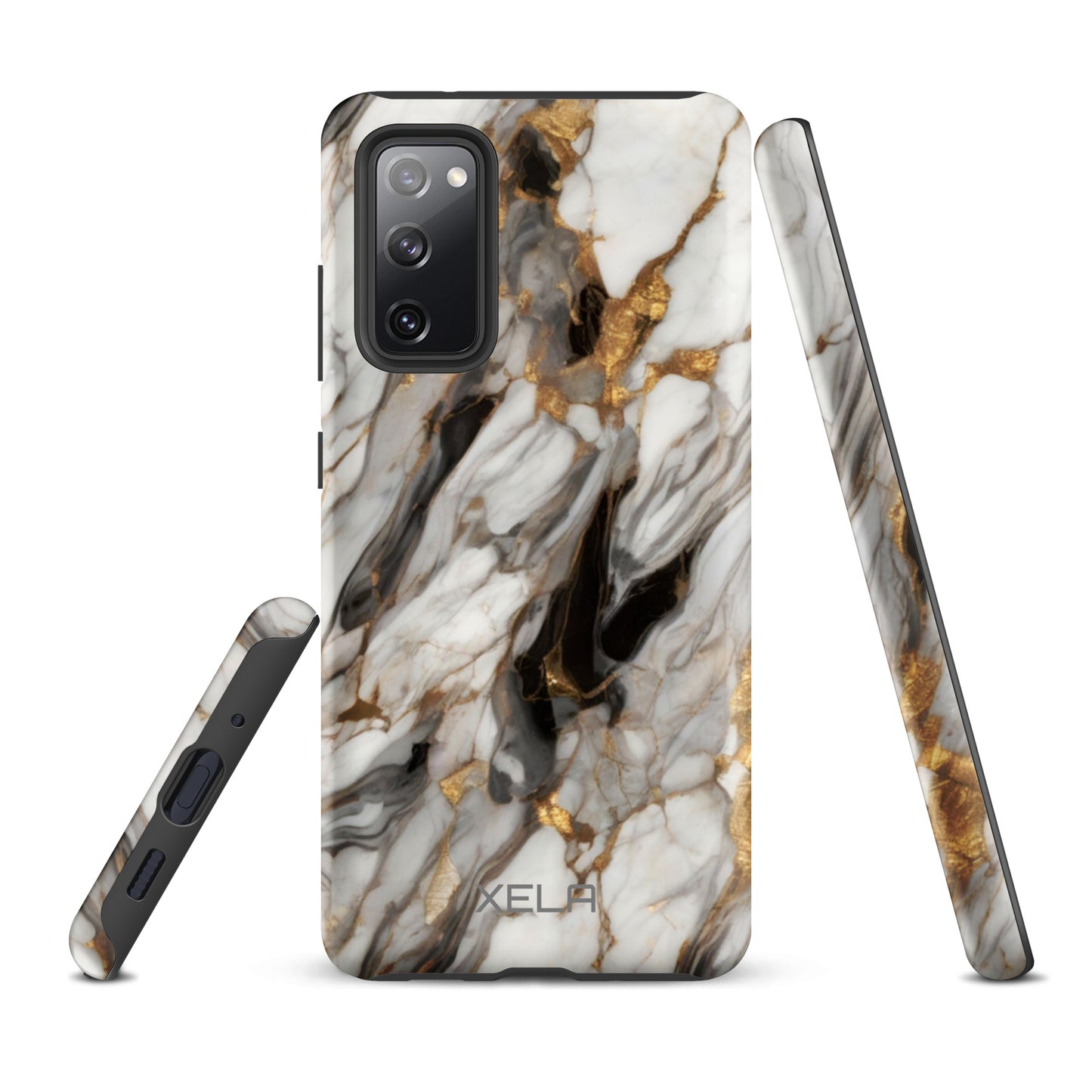 White Marble Tough case for Samsung®