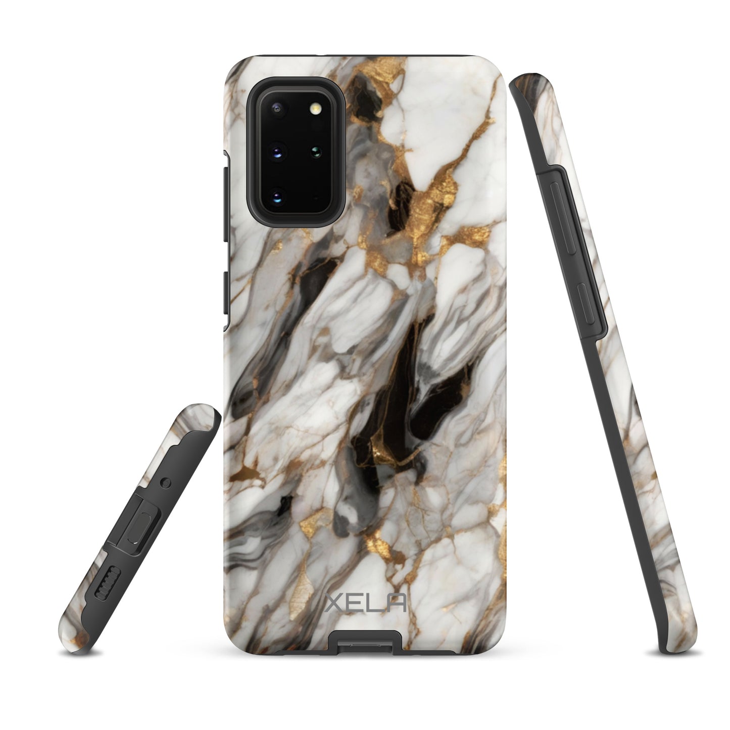 White Marble Tough case for Samsung®