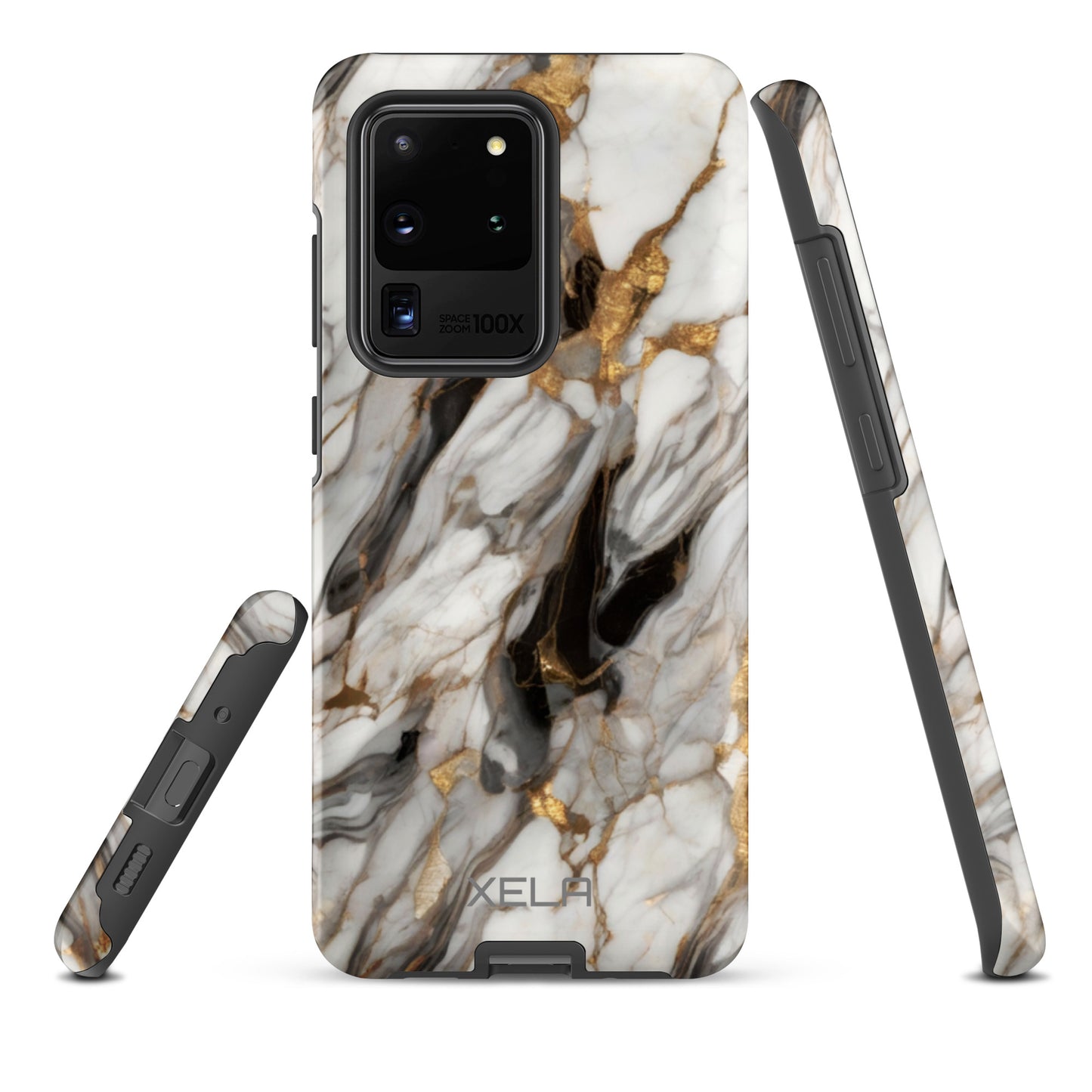 White Marble Tough case for Samsung®