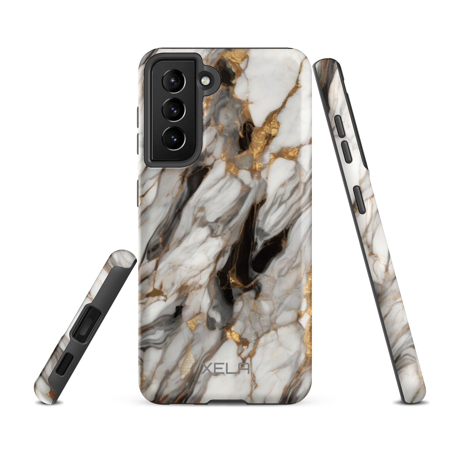 White Marble Tough case for Samsung®