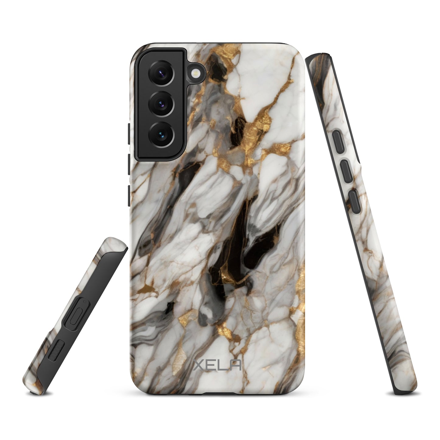 White Marble Tough case for Samsung®