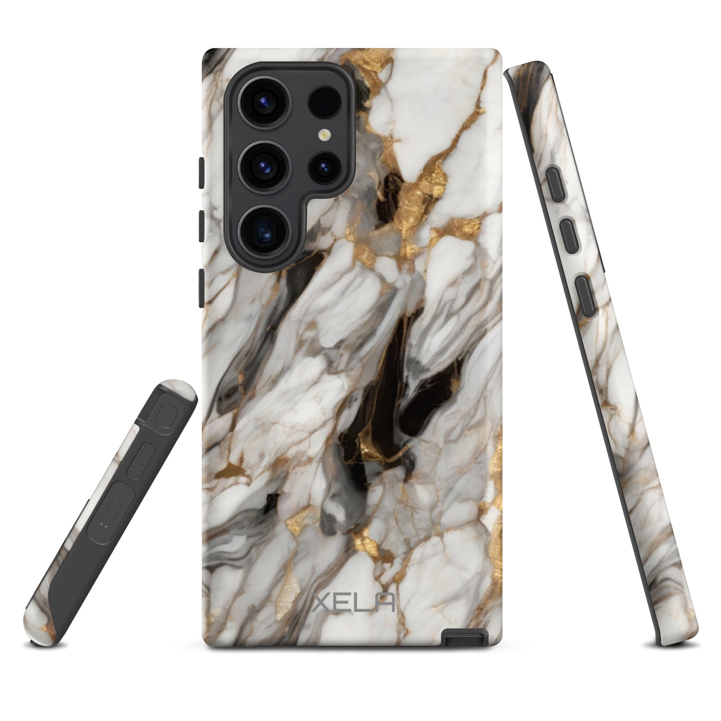 White Marble Tough case for Samsung®