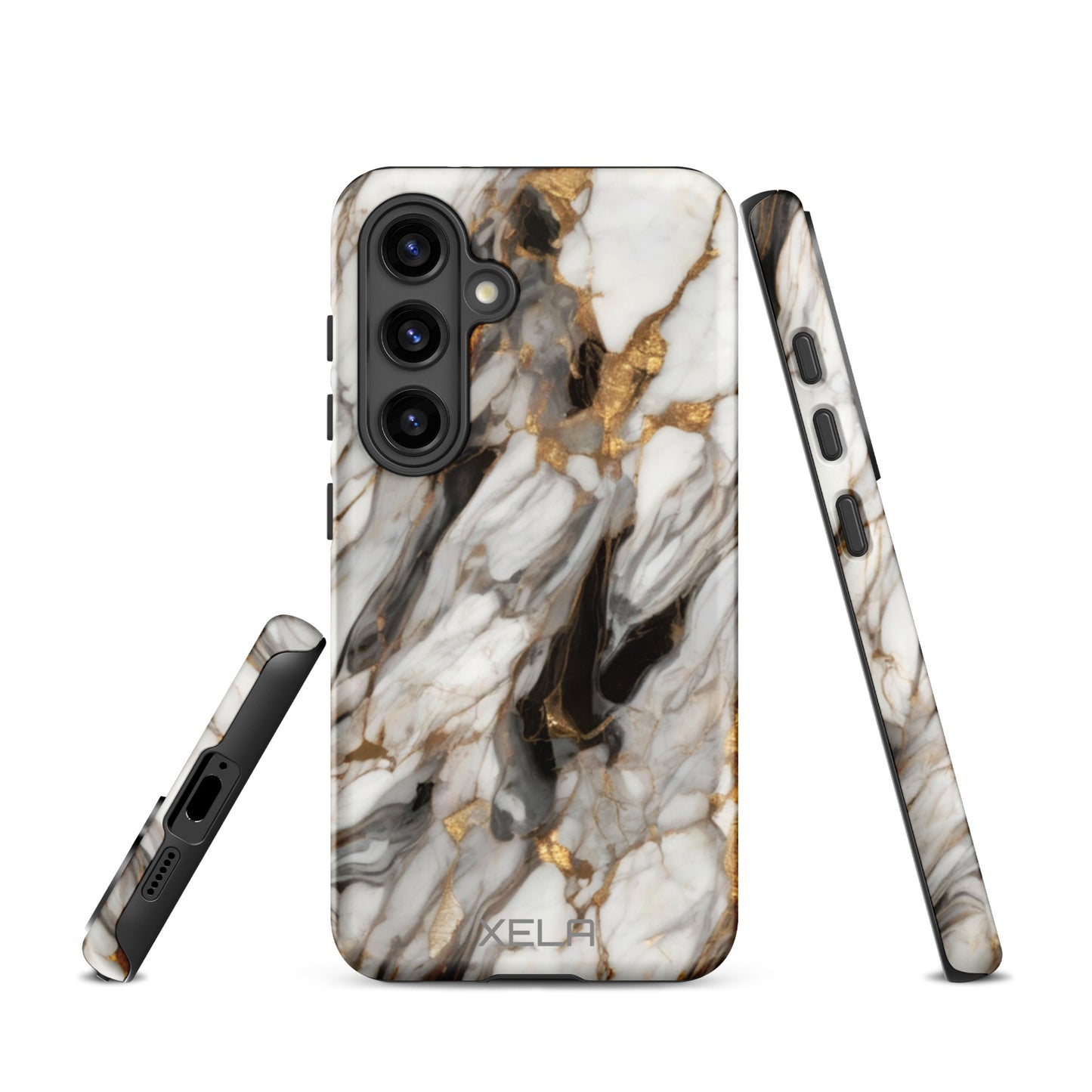 White Marble Tough case for Samsung®