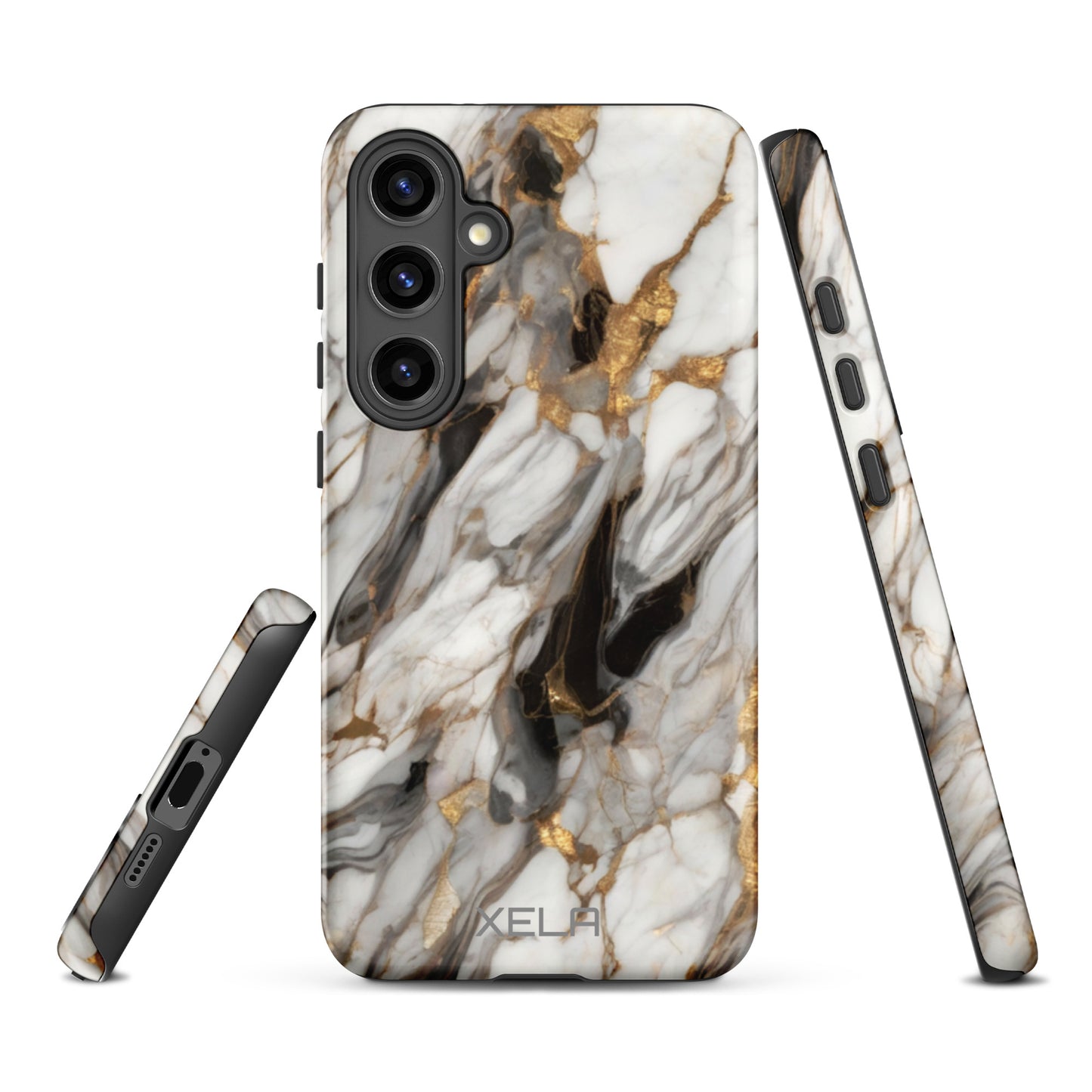 White Marble Tough case for Samsung®