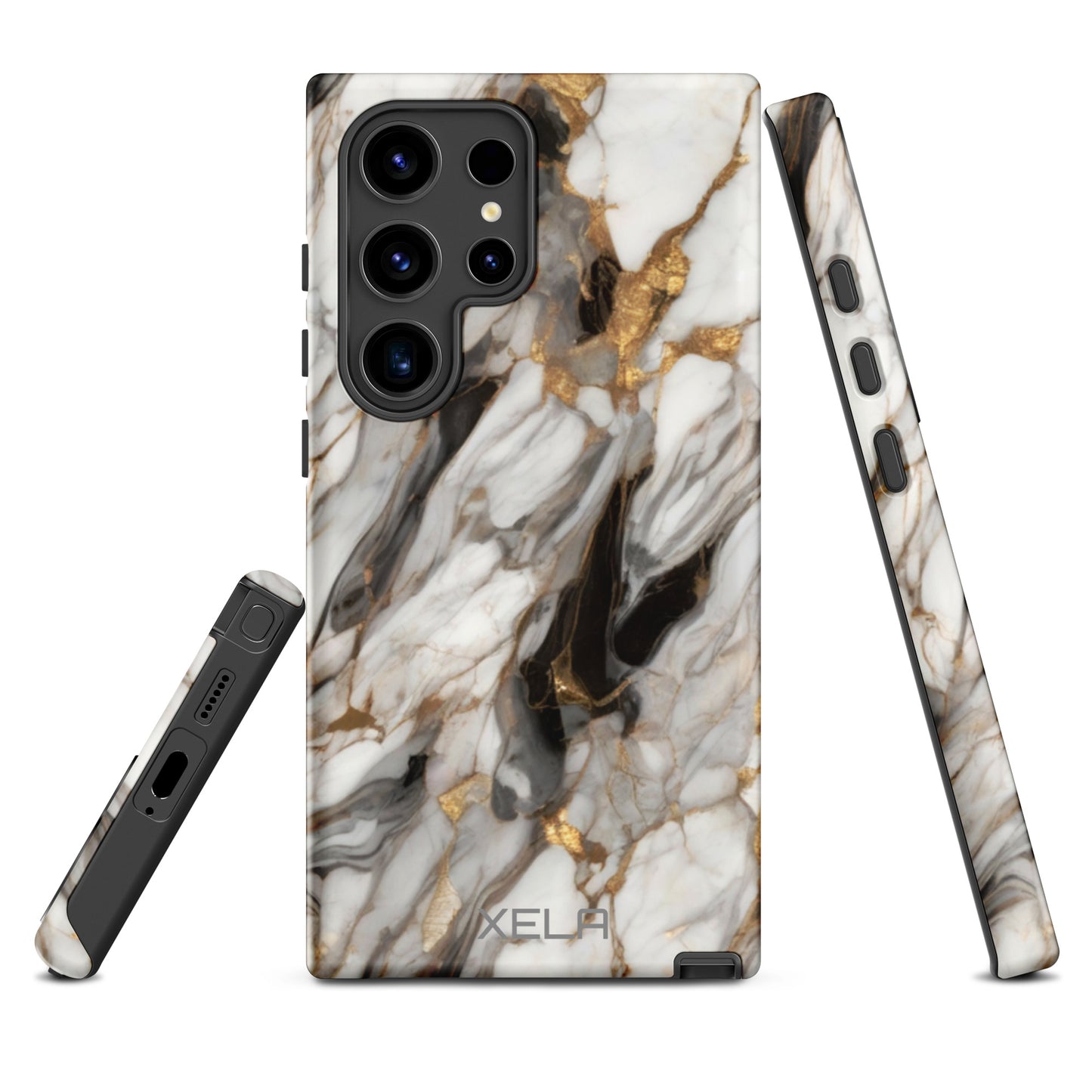 White Marble Tough case for Samsung®